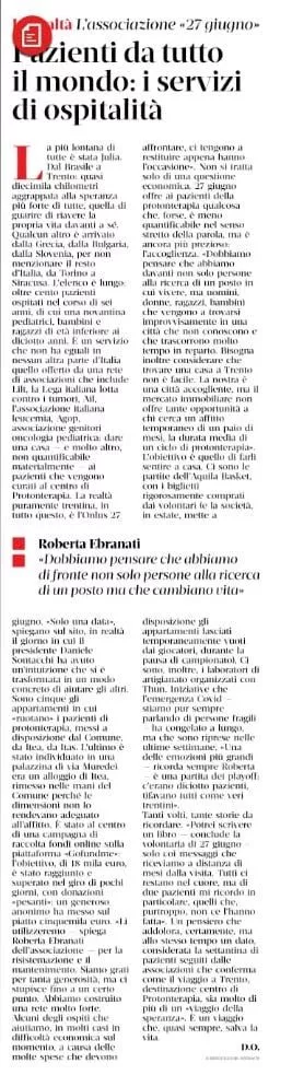 Il T Domenica 4 Dicembre 2022 "Pazienti da tutto il mondo: i servizi di ospitalità"